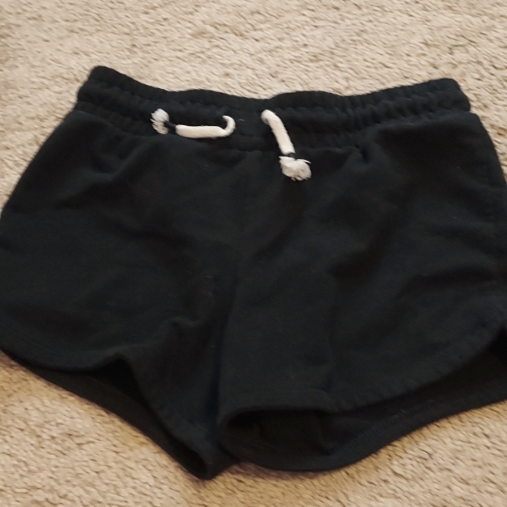 Cat & Jack Black Shorts Girls Medium 7/8